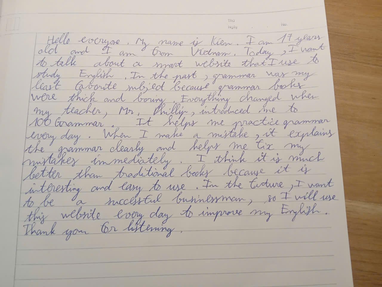 Feedback học viên 4